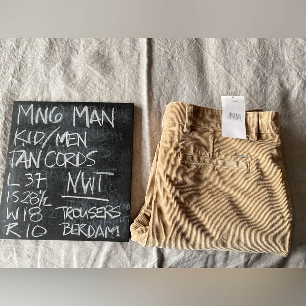 Mango Man Corduroy Trousers - Picture 7 of 12